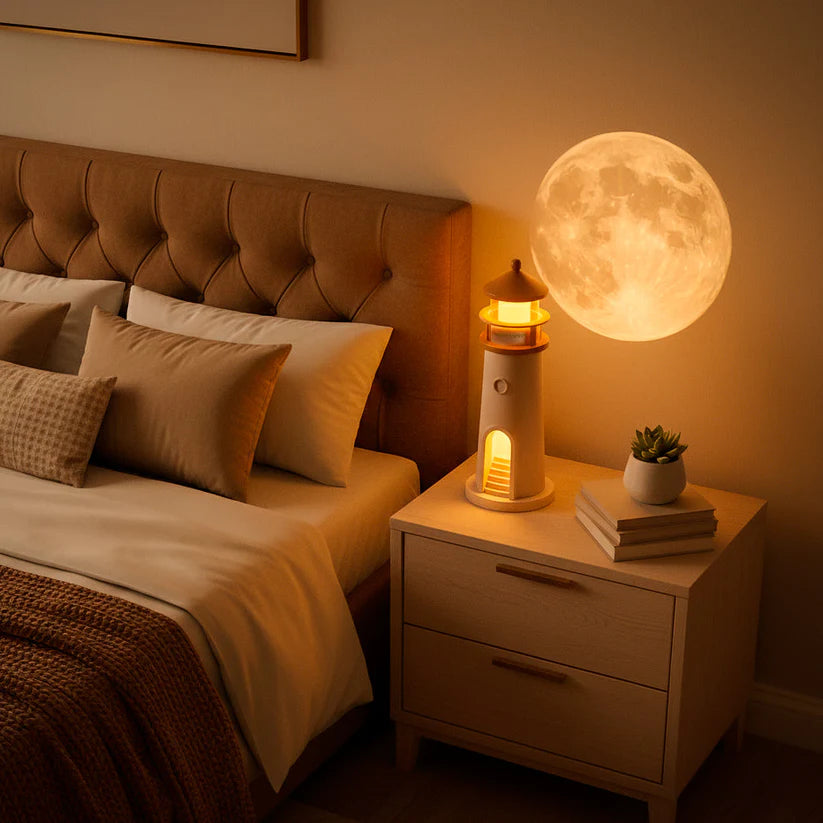 Moona™ 3D Moon Projector Lighthouse | 2025 Limited Edition